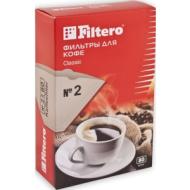 193928.20 Filtero фильтры для кофе, №2/80, коричневые для кофеварок с колбой на 4-8 чашек