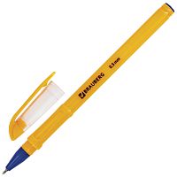 141532.85 Ручка шариковая масляная BRAUBERG Oil Sharp, СИНЯЯ, корпус оранжевый, 0,7мм, линия 0,5мм, 141532