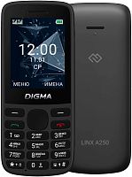 1888916.01 Мобильный телефон Digma Linx A250 128Mb черный 3G 4G 2Sim 2.4" TFT 240x320 LT2001PL