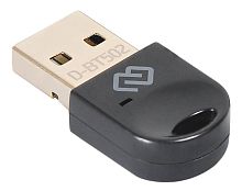 1431084.01 Адаптер USB Digma D-BT502 Bluetooth 5.0+EDR class 1.5 20м черный