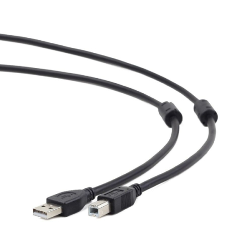 10928.81 Кабель USB 2.0 Pro Cablexpert CCF2-USB2-AMBM-10, AM/BM, 3м, экран, 2феррит.кольца, черный, пакет