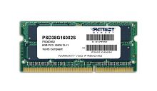 352745.01 Память DDR3 8Gb 1600MHz Patriot PSD38G16002S RTL PC3-12800 CL11 SO-DIMM 204-pin 1.5В