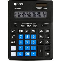 365632.66 Калькулятор настольный Eleven Business Line CDB1201-BK/BL, 12 разрядов, двойное питание, 155*205*35м