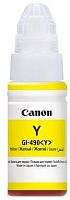 355378.01 Картридж струйный Canon GI-490Y 0666C001 желтый (70мл) для Canon Pixma G1400/2400/3400