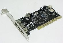 38275.01 Контроллер PCI VIA6306 1xIEEE1394(4p) 3xIEEE1394(6p) Bulk