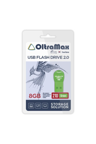 OM-8GB-210-Green.112 USB флэш-накопитель OltraMax 8GB 210 Green