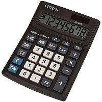 259753.66 Калькулятор настольный Citizen Business Line CMB, 8 разр., двойное питание, 100*136*32мм, черный