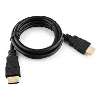 9354.81 Кабель HDMI Cablexpert CC-HDMI4-1M, 1м, v2,0, 19M/19M, черный, позол.разъемы, экран, пакет