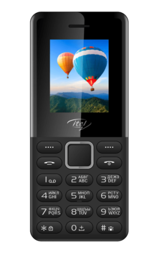 837205.28 Мобильный телефон ITEL IT2163N Black/черный