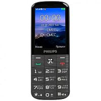 1770442.01 Мобильный телефон Philips E227 Xenium 32Mb темно-серый моноблок 2Sim 2.8" 240x320 0.3Mpix GSM900/180