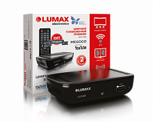 1182896.30 LUMAX DV1110HD DVB-T2/WiFi/КИНОЗАЛ LUMAX (500 фильмов)/Doby Digital Plus