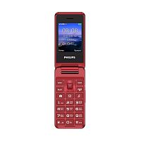 1811797.01 Мобильный телефон Philips E2601 Xenium красный раскладной 2Sim 2.4" 240x320 Nucleus 0.3Mpix GSM900/1