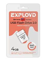 1255042.34 USB флэш-накопитель EXPLOYD EX-4GB-640-White