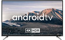 1809819.01 Телевизор LED Hyundai 50" H-LED50BU7008 Android TV черный 4K Ultra HD 60Hz DVB-T2 DVB-C DVB-S2 USB W