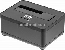391063.01 Док-станция для HDD AgeStar 3UBT7 SATA III USB3.0 пластик/алюминий черный 1