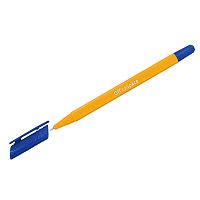 268354.66 Ручка шариковая OfficeSpace "xTrio" синяя, 0,7мм, трехгр., желтый корпус, на масл. основе, штрихкод