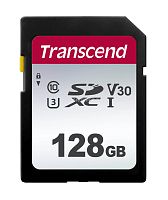 1399239.01 Флеш карта SDXC 128Gb Class10 Transcend TS128GSDC300S w/o adapter