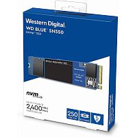 692438 Накопитель SSD WD Original PCI-E x4 250Gb WDS250G2B0C Blue SN550 M.2 2280 (розница)