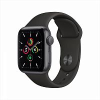 733336 Умные часы Apple Watch SE, 40 мм черный (розница)