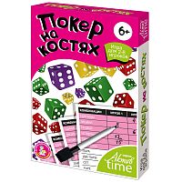 343775.66 Игра настольная Десятое королевство "Покер на костях", картонная коробка