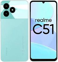 856032 Смартфон Realme C51 4/128 ГБ зеленый (розница)