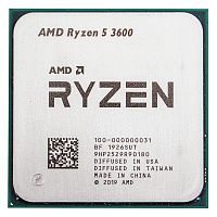 663604 Процессор AMD Ryzen 5 3600 / 3.6-4.2 GHz, 6 cores, 12 threads, 32MB L3, 65W TDP, AM4 / OEM (розница)