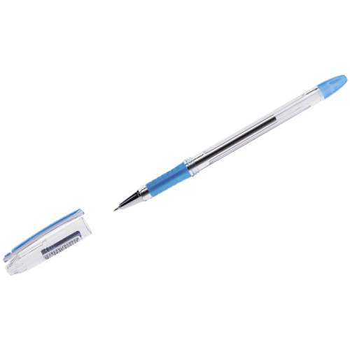 133528.66 Ручка шариковая Berlingo "I-10" синяя, 0,4мм, грип